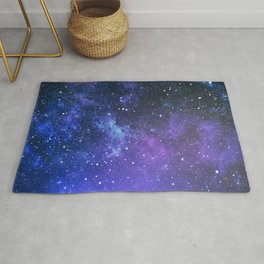 Purple Star Galaxy Rug