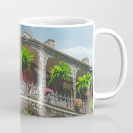 French Quarter Ferns | New Orleans, Louisiana | Travel Photography Coffee Mug