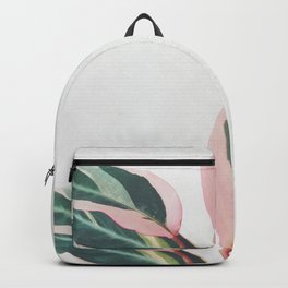 Pink Leaves II Backpack