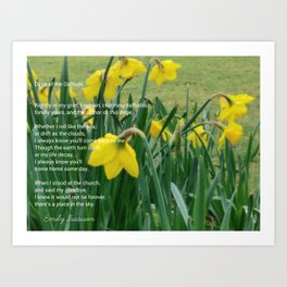 Dirge of the Daffodil Art Print
