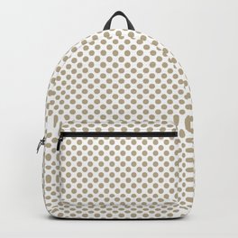 Pale Khaki Polka Dots Backpack
