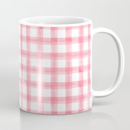 watercolor plaid - pink Coffee Mug