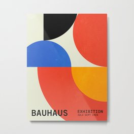 BAUHAUS 02: Exhibition 1923 | Mid Century Series  Metal Print