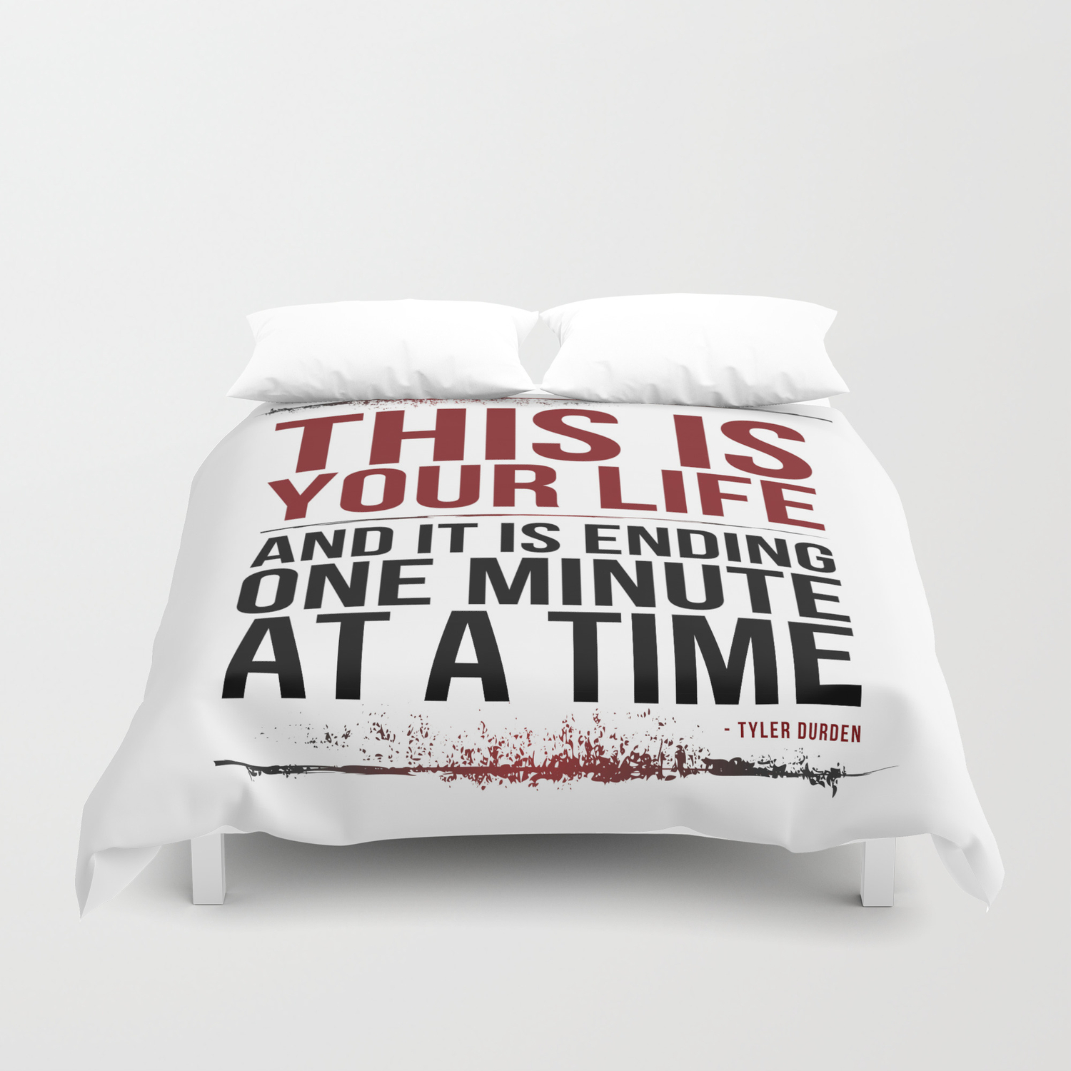 Fight Club This Is Your Life Duvet Cover By