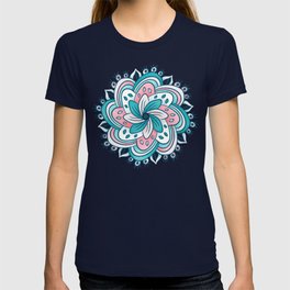 Flower Mandala With Hidden Eyes T-shirt