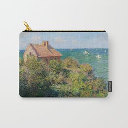 Claude Monet - Fisherman's Cottage on the Cliffs at Varengeville Carry-All Pouch | Painting, Oil, Monet, Cliff, Master, Varangeville, Impressionism 