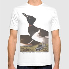 Ring necked duck, Birds of America, Audubon Plate 234 T-shirt