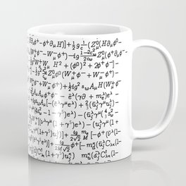 Standard Model Lagrangian Coffee Mug