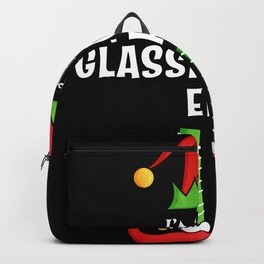 Glassblowing Elf Family Christmas Gift Backpack