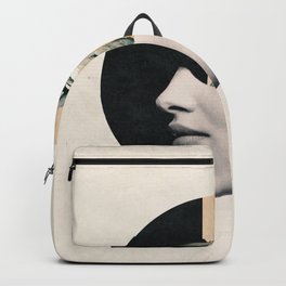collage art / bird Backpack