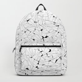 Paper planes B&W / Lineart texture of paper planes Backpack