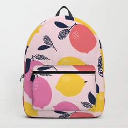 Kitschy Colorful Citrus Pattern Backpack