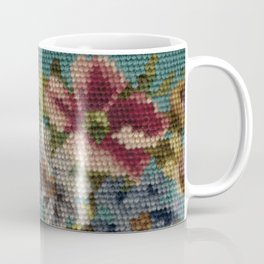 floral needlepoint Coffee Mug
