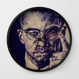 Malcolm X Wall Clock