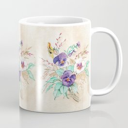 Pansies Bouquet Coffee Mug