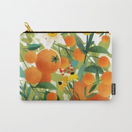 Oranges Carry-All Pouch | Graphicdesign, Nature, Happy, Healthy, Floral, Vectorart, Wellness, Spring, Digital, Fruit 