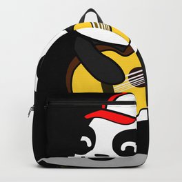 Panda With Guitar And Music Backpack