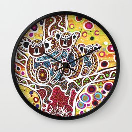 Koala Totem, Spirit Animal Wall Clock