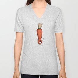 carrot yoga V Neck T Shirt