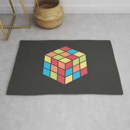 #68 Rubix Cube Rug | Graphic Design, Vector, Illustration, Pop Art 