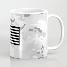 Arctic Camouflage: Black Flag Coffee Mug