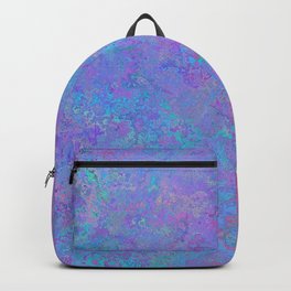 Purple and blue abstract background Backpack