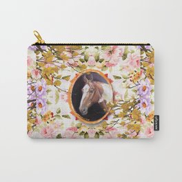 Paint Horse in the Botanical Garden Carry-All Pouch