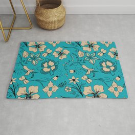 Floral two Rug