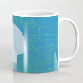 blue marine shell Coffee Mug