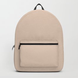 Pale Millennial Blush Pink Neutral Solid Backpack