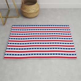 Patriotic Pattern | United States Of America USA Rug