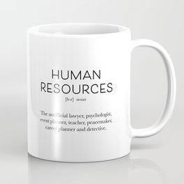 Human Resources Definition Coffee Mug
