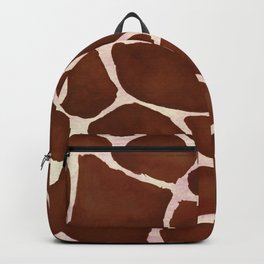 Russet Giraffe Skin Texture Backpack