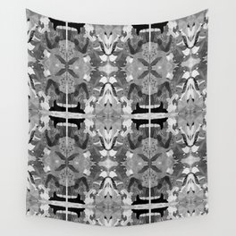 absence black and white Wall Tapestry