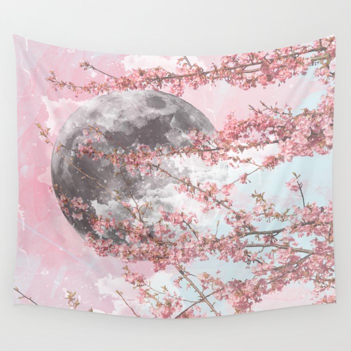 Spring Moon Wandbehang