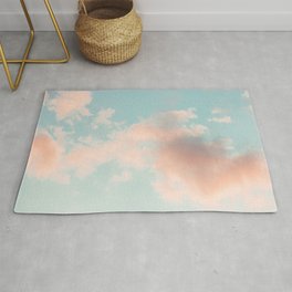 Cotton Candy Clouds - Nature Photography Rug
