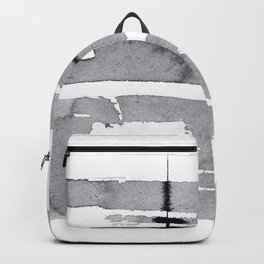 ink explorations (024) - abstract black india ink painting Backpack