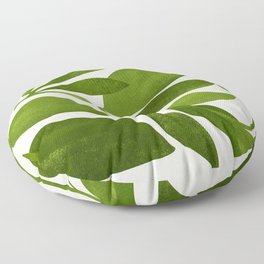The Wanderer - House Plant Illustration Floor Pillow