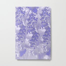 Blue grapes - abstract Metal Print