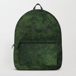 Grunge dark green grass Backpack