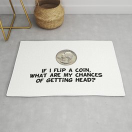 Flip a Coin Rug