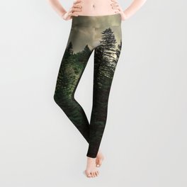 Pacific Northwest River - Nature Photography Leggings