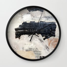 collage Wall Clock