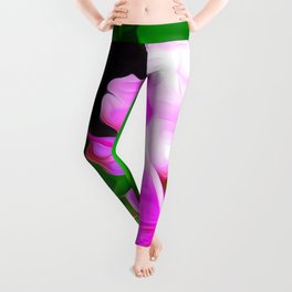 Painted Rhododendron - Pink 2 Leggings