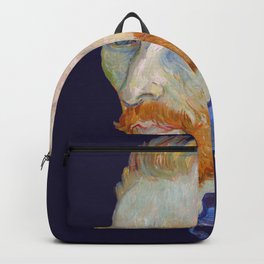 Vincent Van Gogh Self Portrait - Artwork for Wall Art, Prints, Posters, Tshirts, Men, Women, Kids Backpack