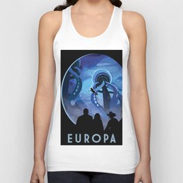 NASA - Europa - Space Poster - Space Prints - Space Travel Tank Top