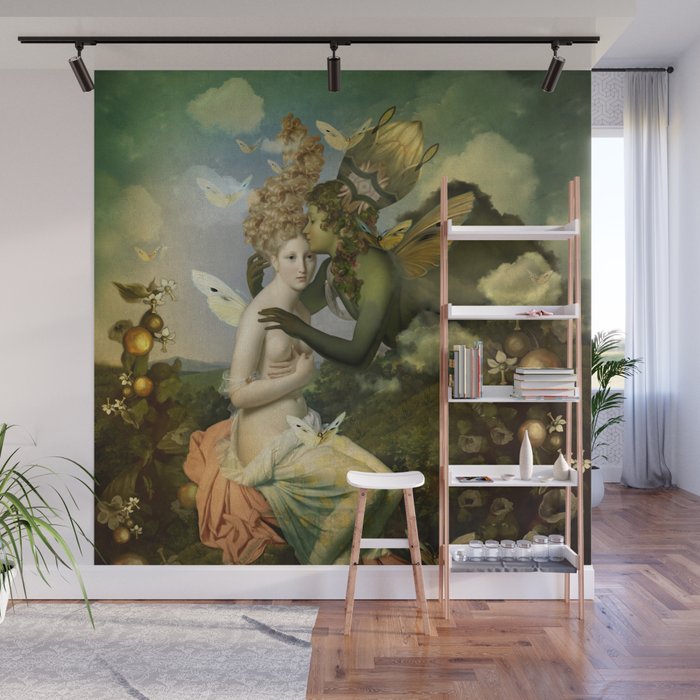 "The body, the soul and the garden of love" Wall Mural