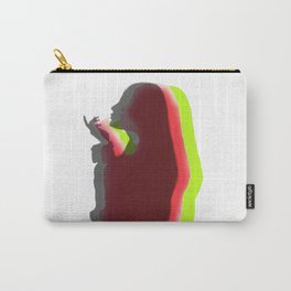 Girl Glowing Silhouette  Carry-All Pouch