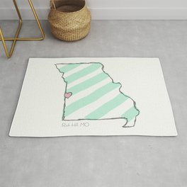 Home Is Where The Heart Is: Rich Hill, Missouri Rug