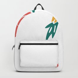 I Do What I Want Funny Cute Scarlet Macaw Backpack